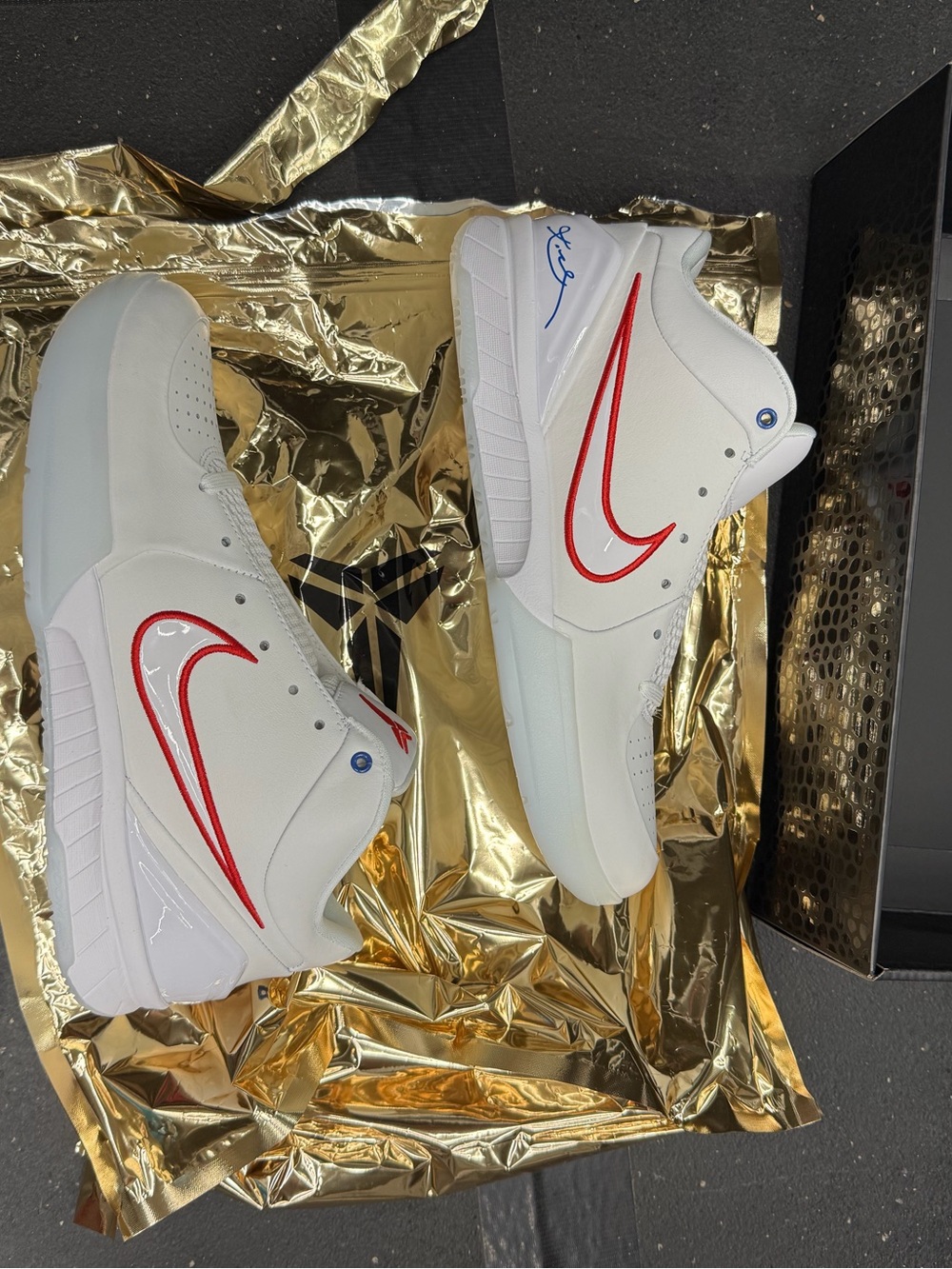 Nike Kobe 4 Protro draft day pack Toronto raptors opened packaging DS